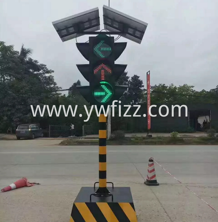Bright solar traffic lights Bright solar traffic lights